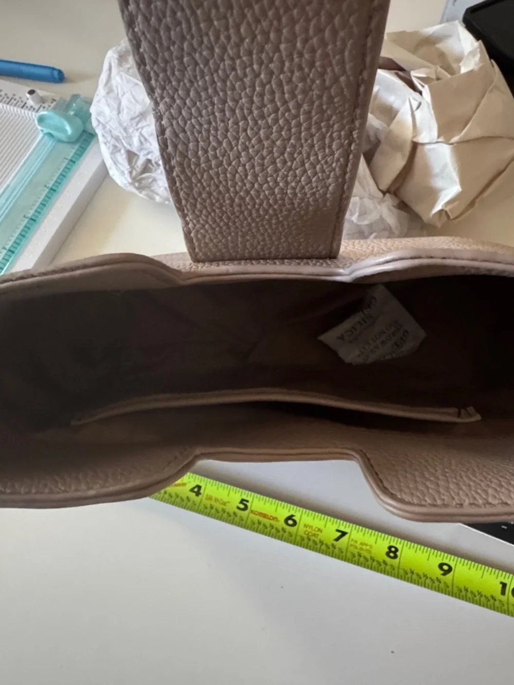 Tahari Shoulder Bag – Pebbled Faux Leather Handbag NWT